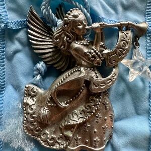 Avon Pewter Angel Ornament